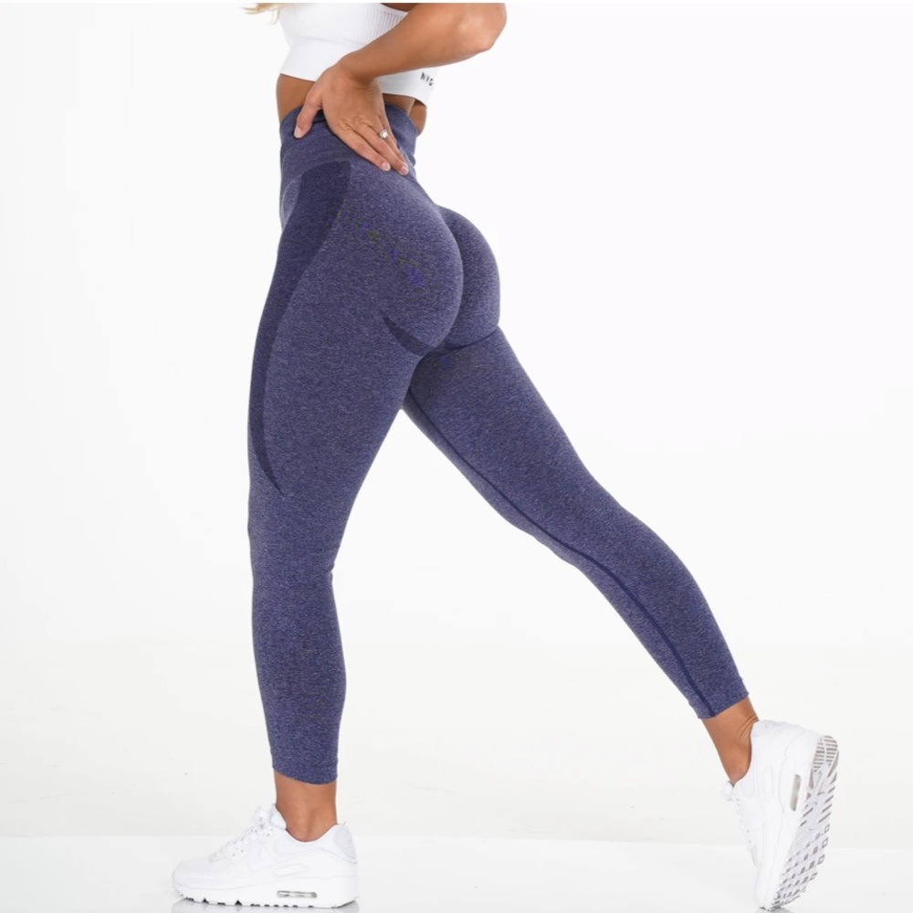 NVGTN indigo contour seamless leggings SMALL